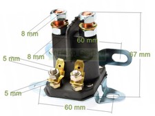 Interruttore magnetico 4 poli 12V trattorino rasaerba rasaerba Castelgarden D...