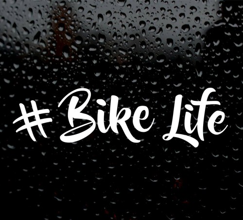 Bikelife bike life adesivo - #bikelife,