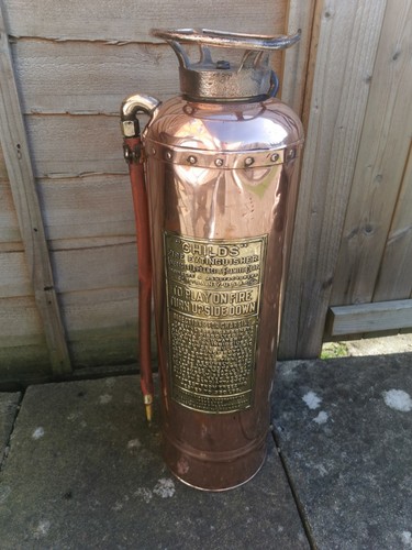 Antique brass childs fire - "childs",