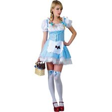 Costume Carnevale Donna Da Sexy Dorothy Abito Vestito Mago Di Oz Per Halloween