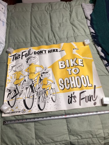 Poster bici vintage anni - vintage, 60