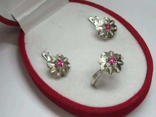 Set anello orecchini - , vintage