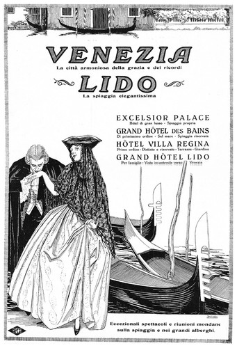 Pubblicita 1925 lido venezia - pubblicita',