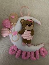 Fiocco nascita personalizzato Fatto a mano in pannolenci/feltro