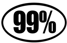 Adesivo decalcomania ovale 99%