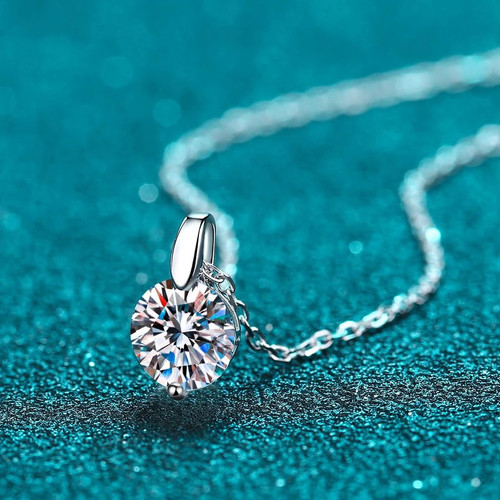 Collana solitario oro 18 - solitario, in