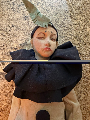Lenci pierrot clown - lenci, rag