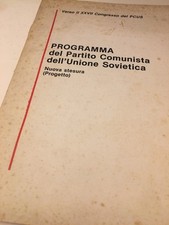 PROGRAMMA DEL PARTITO COMUNISTA UNIONE SOVIETICA 1985