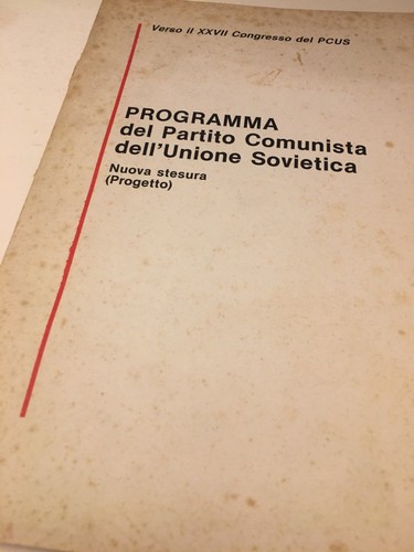 Programma del partito - programma,