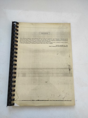 Manuale officina honda cb - honda,
