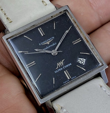 LONGINES ULTRA CHRON ANNI 60 CASSA QUADRATA ACCIAIO INOX RIFINITO QUADRANTE NERO