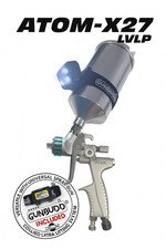 Atom X27 LVLP Automotive Spray Gun – Pro Auto Body Paint Tool 1.3/1.4mm Tip