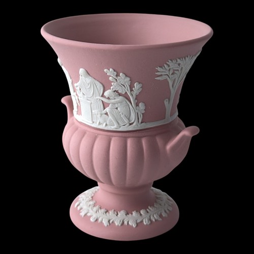 Vaso rosa artigianale - , in