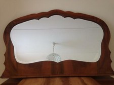 Regalo gratis GRANDE SPECCHIO DA CASSETTIERA / COMO' CORNICE LEGNO ANNI 40/50