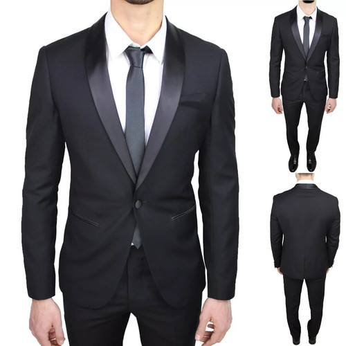 Abito uomo slim fit - , nero