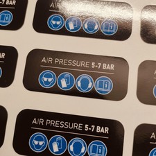 50pz 51x21mm Etichette Adesive