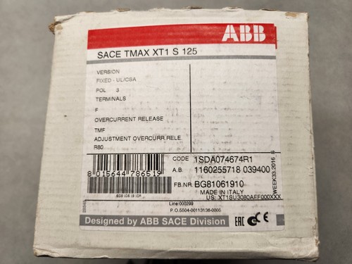 Abb sace tmax - xt1, 125
