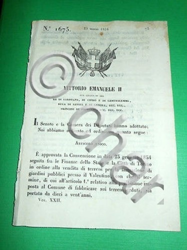 Decreti regno sardegna - decreti,
