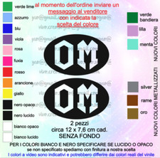 coppia Adesivi OM camion