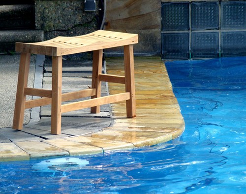 Panca doppia curva teak grado - curva,
