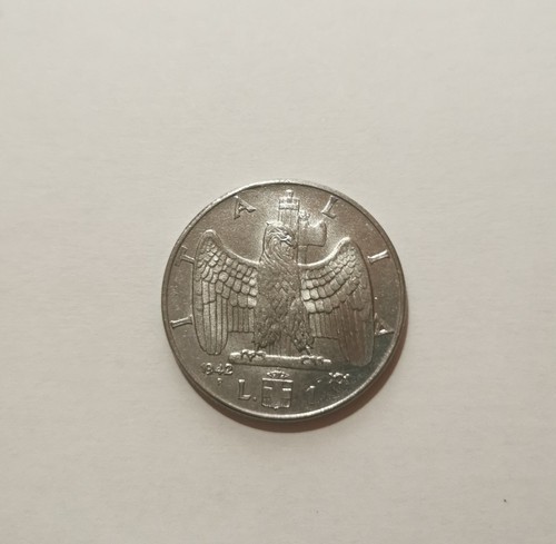 Moneta lira 1942 vittorio - 1,
