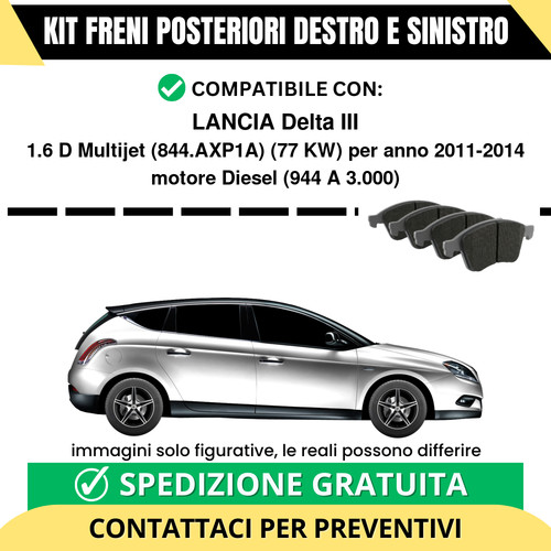 Pastiglie freno posteriori - pastiglie,
