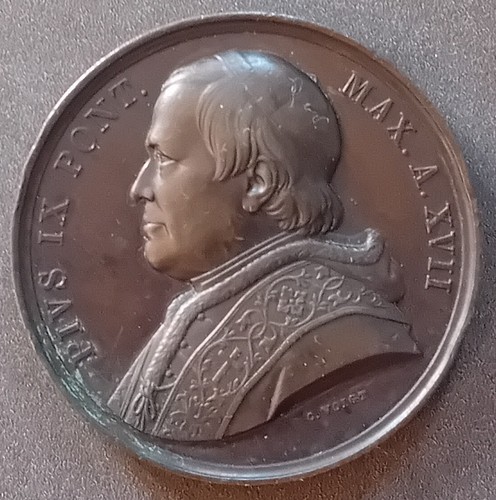 Stato pontificio medaglia 1862 - stato,