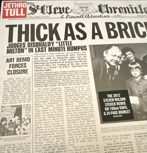 Jethro tull thick - thick, brick