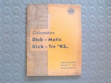 DEMM DICK MATIC DICK TRE "KS" Catalogo Generale Parti di Ricambio Moto Epoca