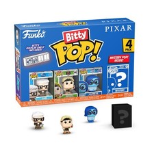 Funko Bitty Pop! Pixar - UP 4PK​ - Carl, Russell (Dug Days), Dug E una Mini Figu