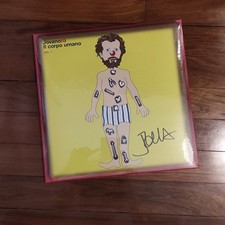 Jovanotti il Corpo Umano 2 LP Yellow AUTOGRAFATO 