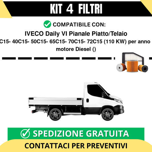Kit filtri tagliando per - 4,