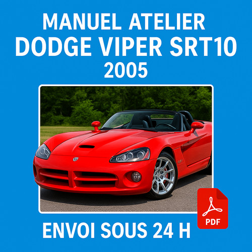 Manuel atelier dodge - viper, srt