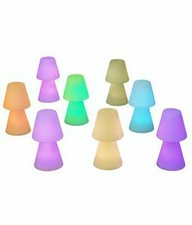 Lampada da tavolo con batteria ricaricabile 20 tipi di colori Mod. LOLA DESIGN