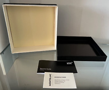 MONTBLANC scatola cinta cintura uomo con service guide.