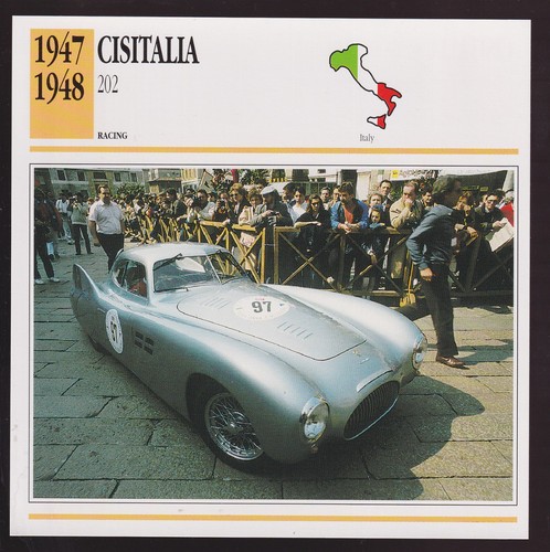 1947 1948 cisitalia 202 - cisitalia,