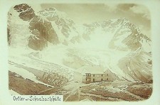 Ortler mit Schaubachhütte.