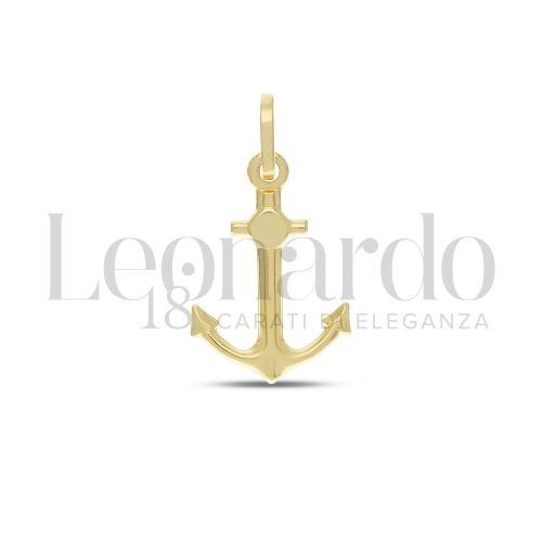 Ciondolo ancora oro giallo - oro,