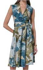 NWT Donna Karan NY Floral Faux
