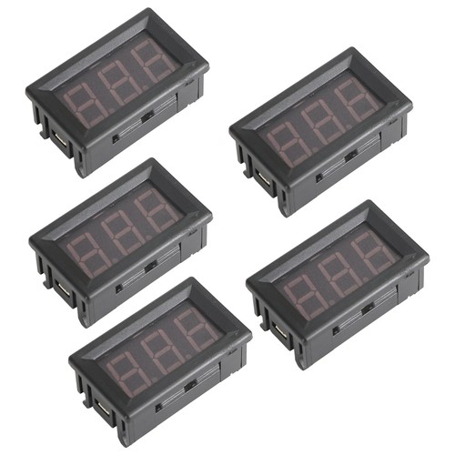 5pz voltmetro pannello led - 5pz,