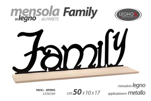 Mensola family parete muro - parete,