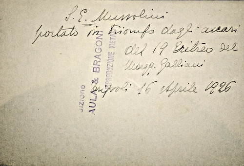 1926 mussolini trionfo - mussolini,