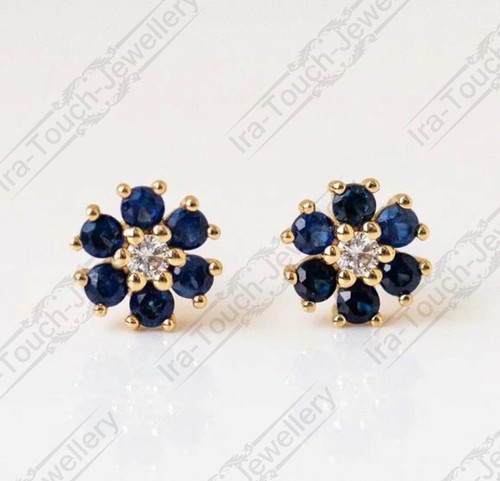 2ct round lab created - round, blue