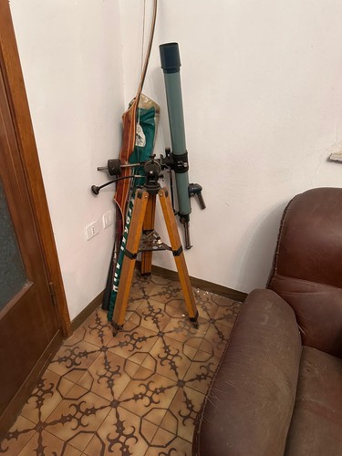 Telescopio astronomico vintage