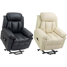 HOMCOM Poltrona Relax Alzapersona Elettrica con Telecomando 96x93x105cm