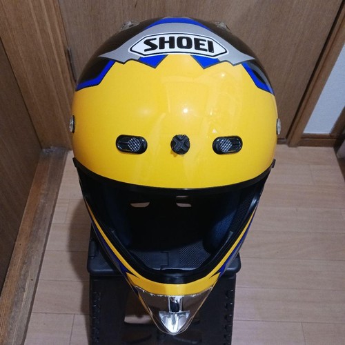 Shoei full face helmet - full, yellow