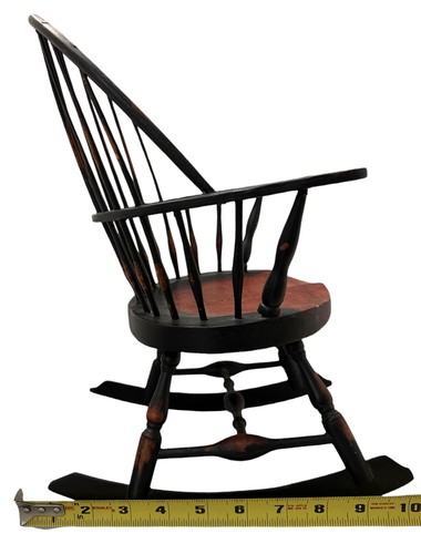 Sedia dondolo vintage stile - a,