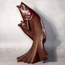 Statua bronzo giapponese Koi