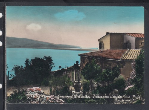 Cartolina ansedonia orbetello - ansedonia,