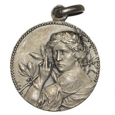 ITALIA PIEMONTE NOVARA Medaglia 1914 Concorso Filodrammatico, dedica M. Vittone